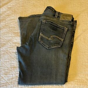 Silver Jeans Men's Dark Blue Bootcut Jeans